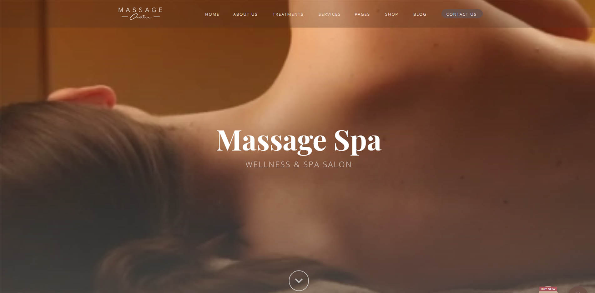 Spa Website Design Massage