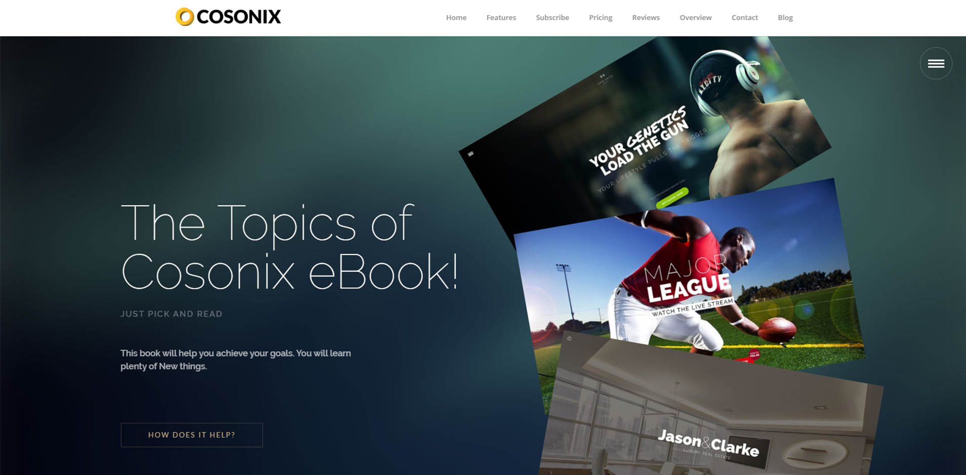 Book Launch Website Design Cosonix 2