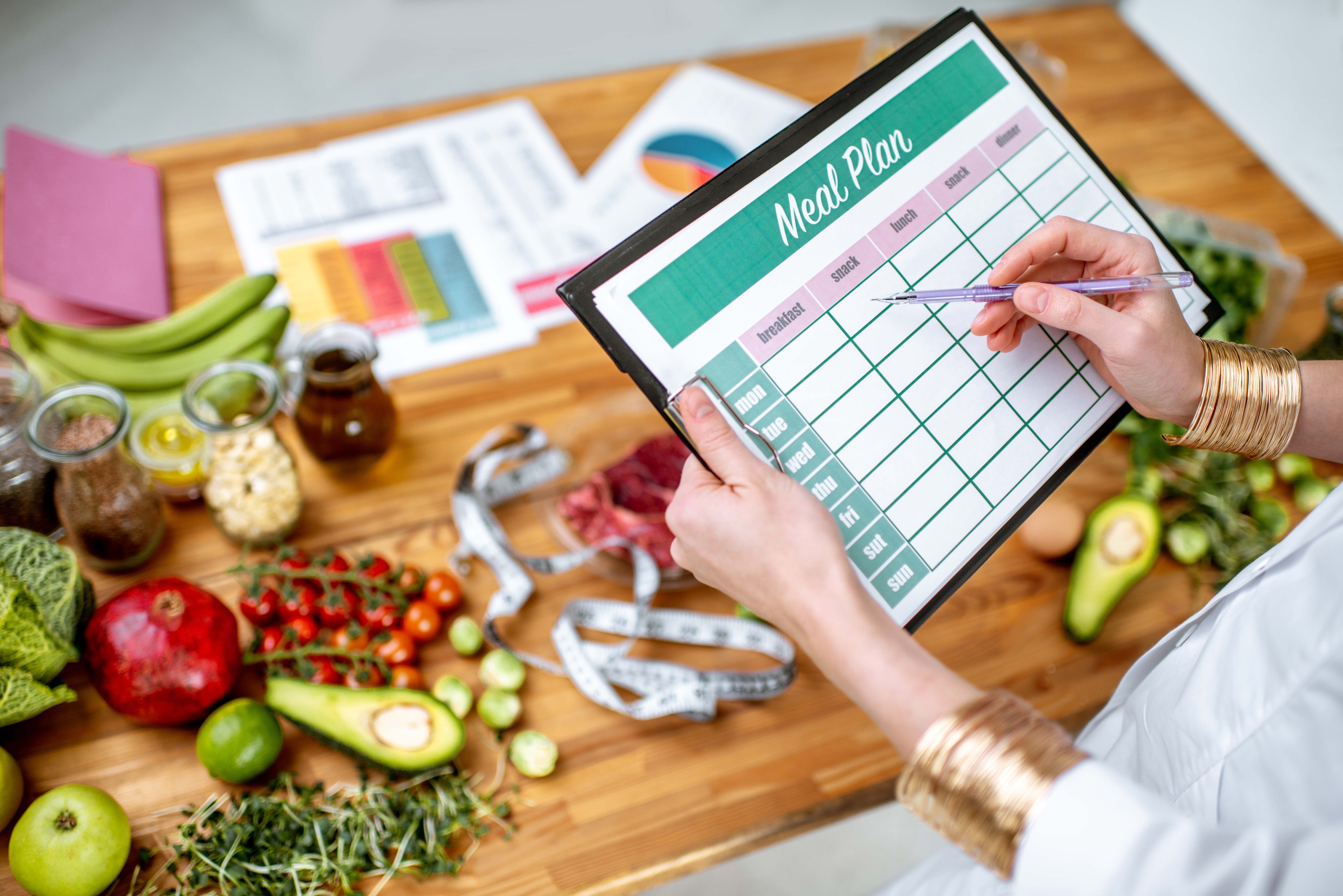 Healthy meal planning and nutrition education