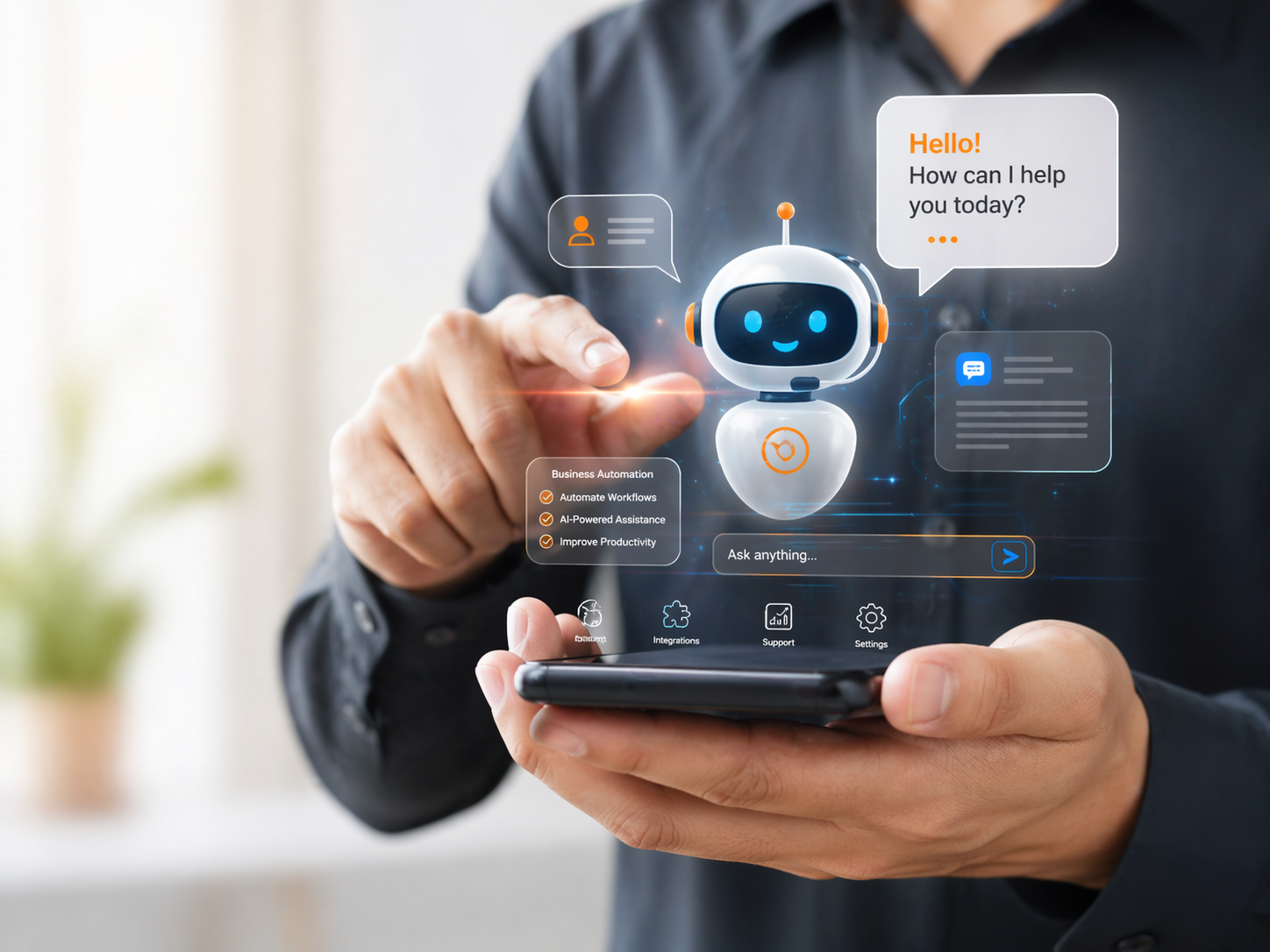 Talking Website automation
