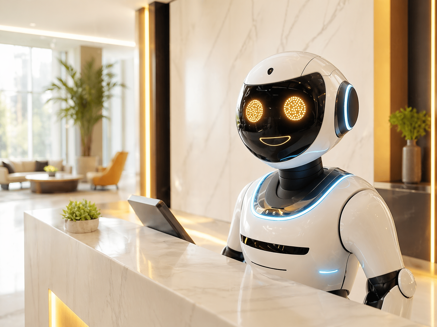 AI Live Receptionist automation