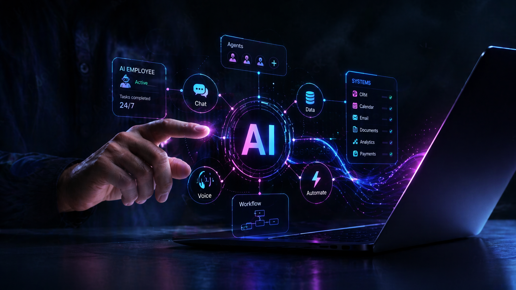 LeadSpark AI employee lineup