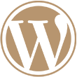 tan WordPress vector image