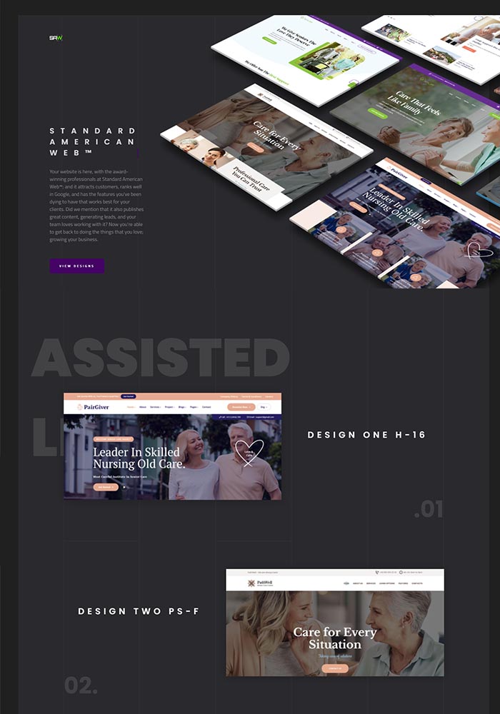 Assisted Living Website Design Studio