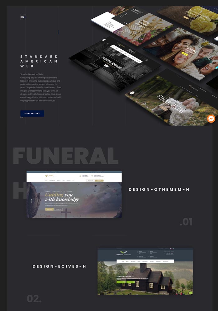 Funeral Home Website Design Studio