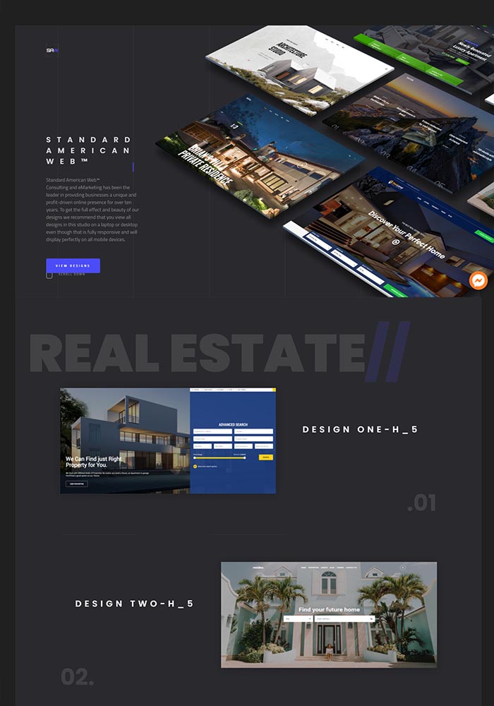 Real Estate Website Design Studio