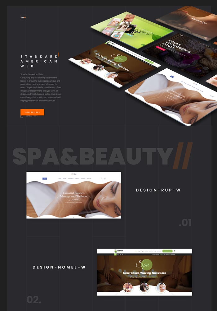 Beauty Salon & Spa Website Design Studio